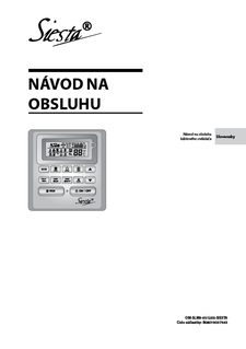 ARCWB_SLM9-03120-SIESTA_Operation manuals_Slovakian download
